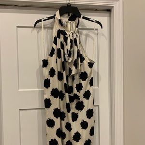 Diane Von Furstenburg cocktail dress with tie neck